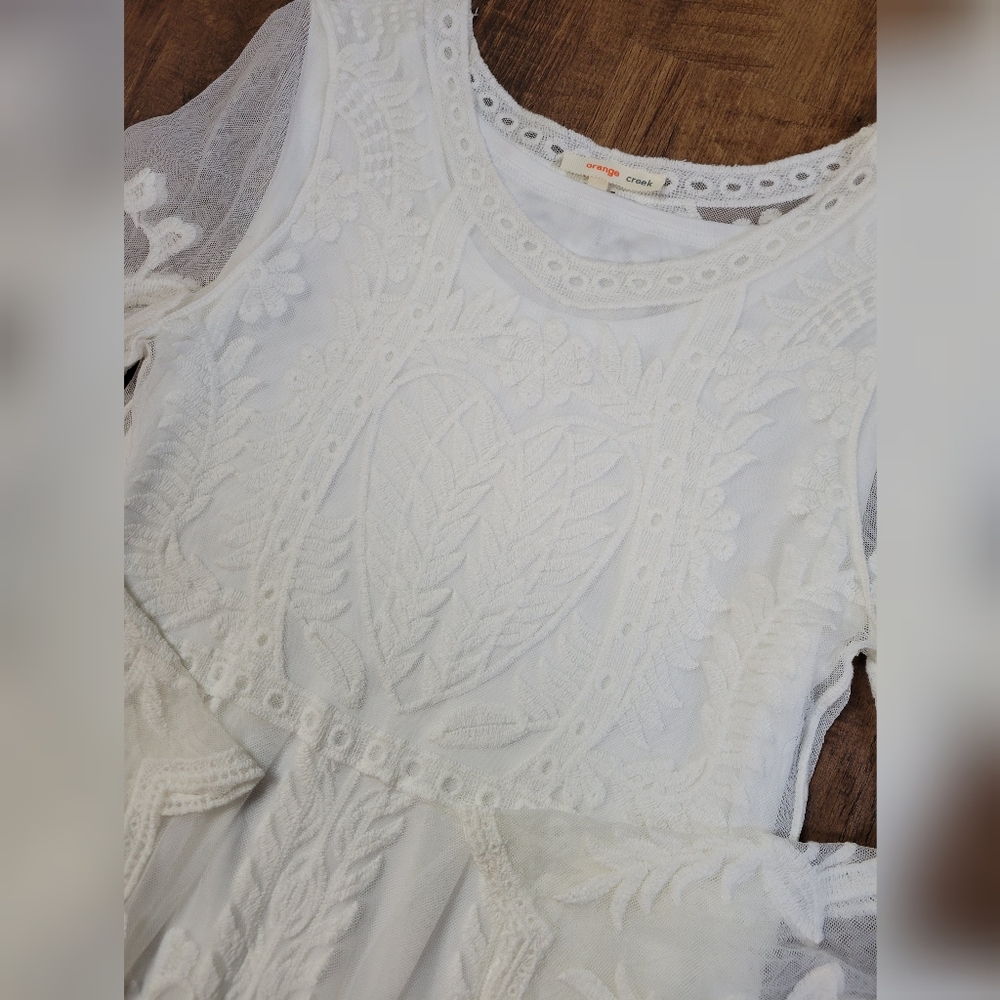 Orange Creek embroidered boho maxi dress - Picture 3 of 13